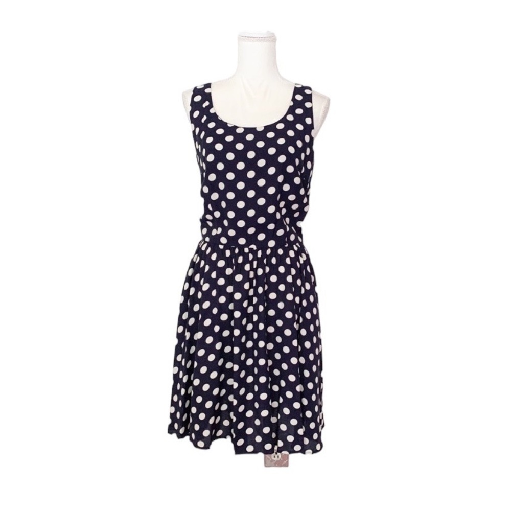 Banana Republic Blue White Sleeveless Dress Size 10